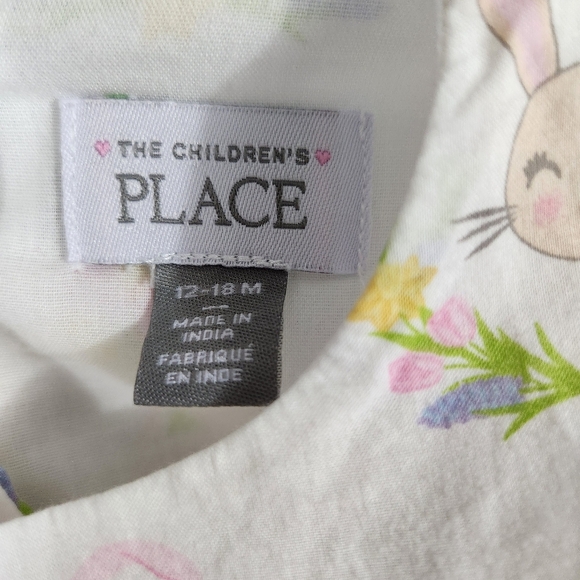 The Children's Place Easter Dress size 12-18 months - Picture 3 of 6